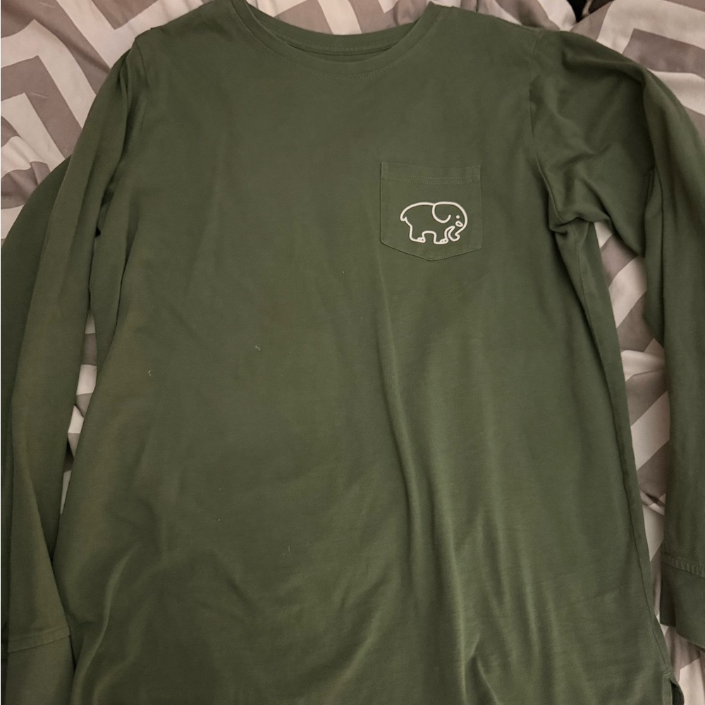 Green Long Sleeve Women's Tee